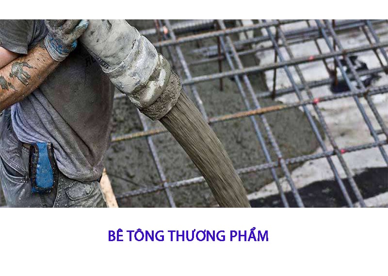 Quy trình trộn bê tông thương phẩm